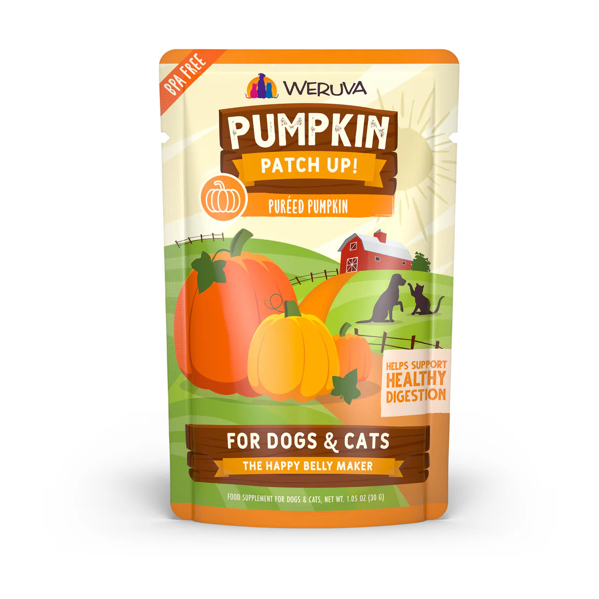 Puréed Pumpkin for Cats & Dogs