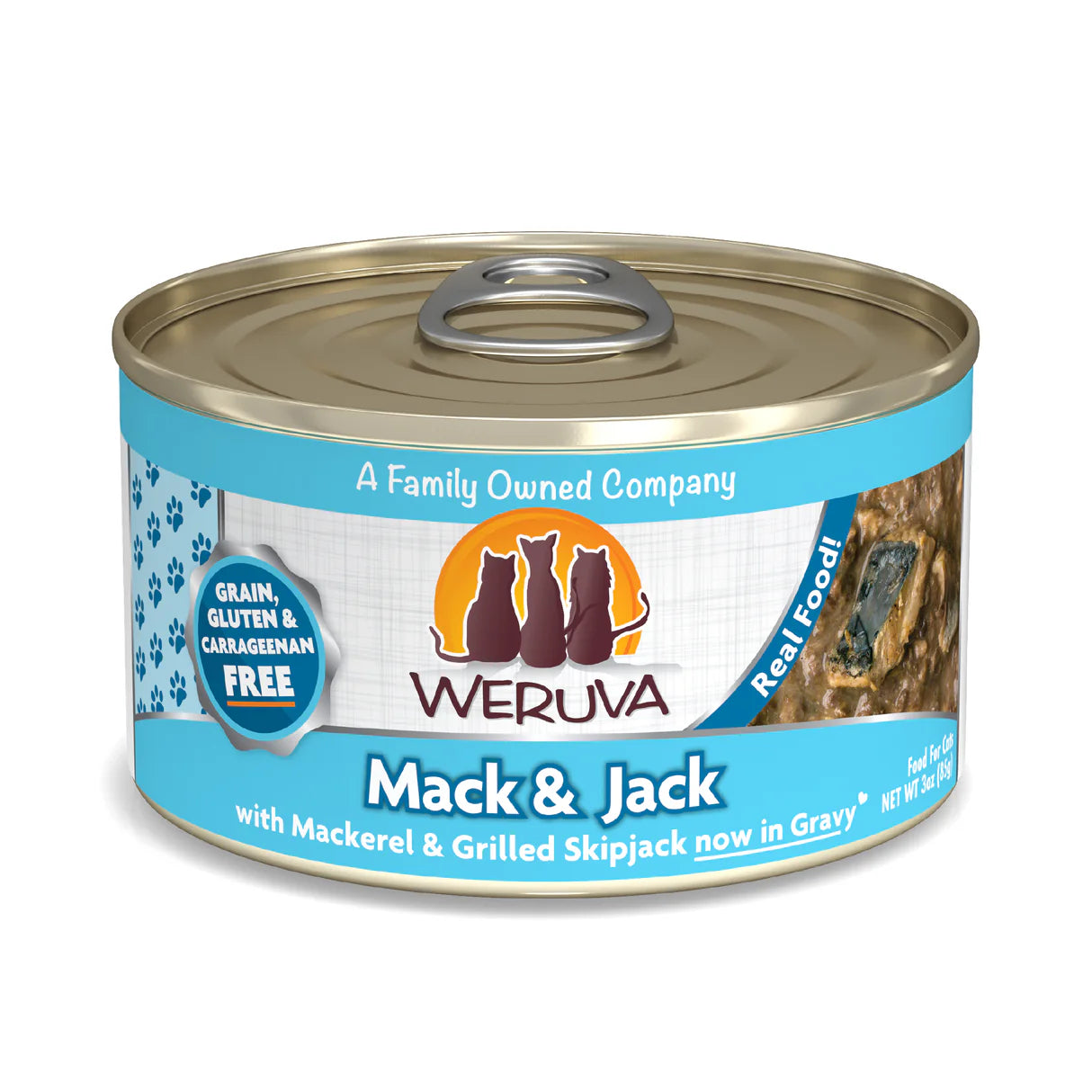 Weruva Classic Cat  Mack & Jack Mackerel & Grilled Skipjack in Gravy