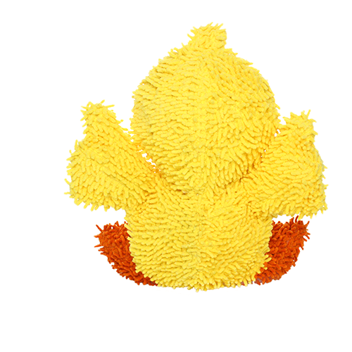 Mighty Microfiber Ball Duck, Durable, Squeaky Dog Toy large