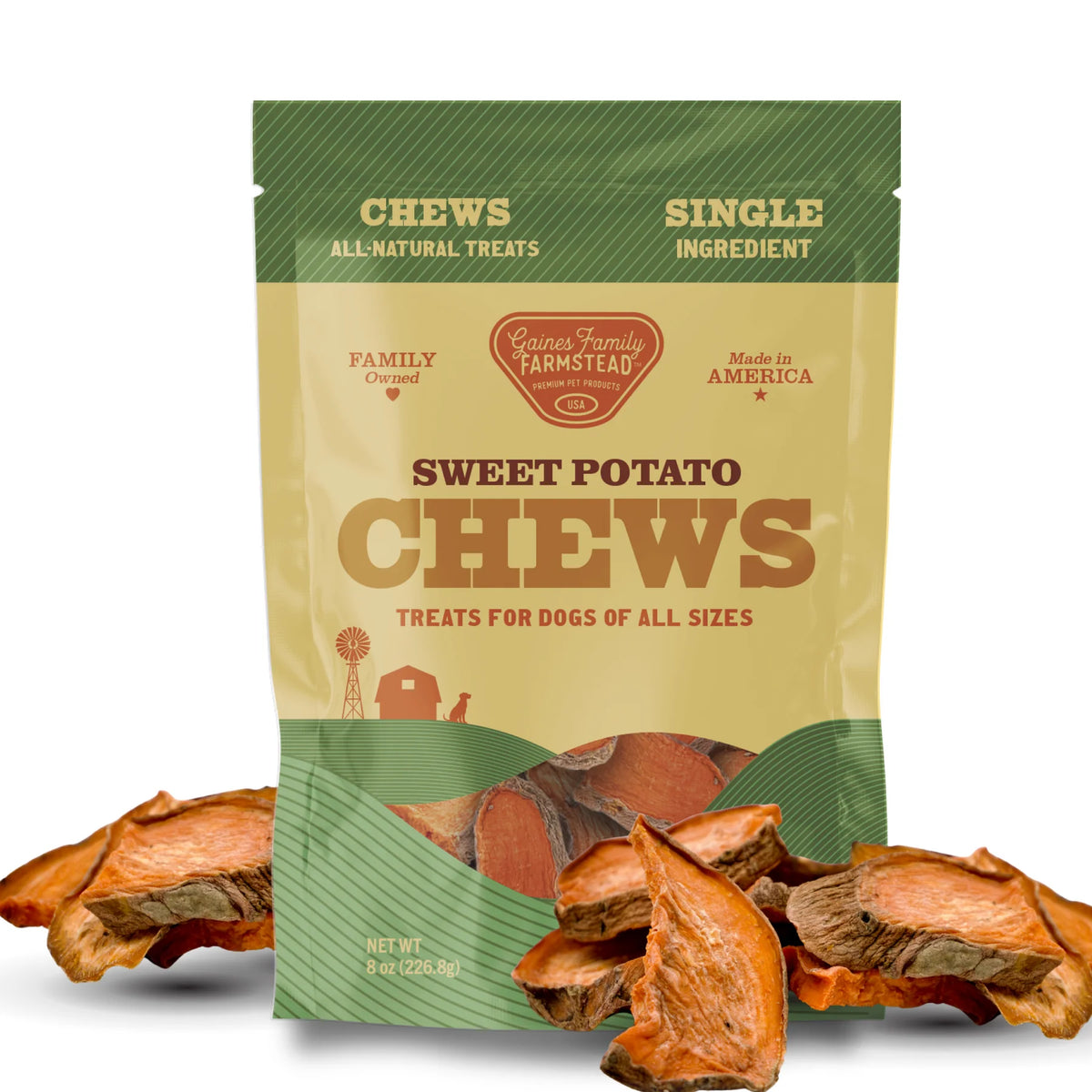 Sweet Potato Soft Chews - Single Ingredient