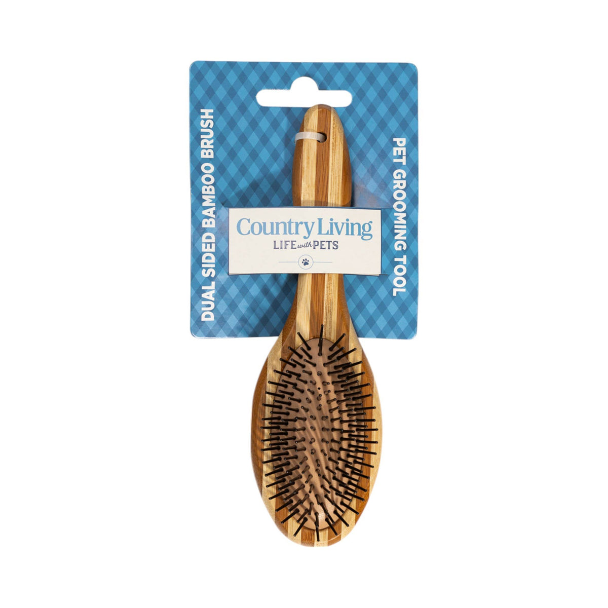 Country Living Dual Sided Eco-Friendly Bamboo Dog Brush