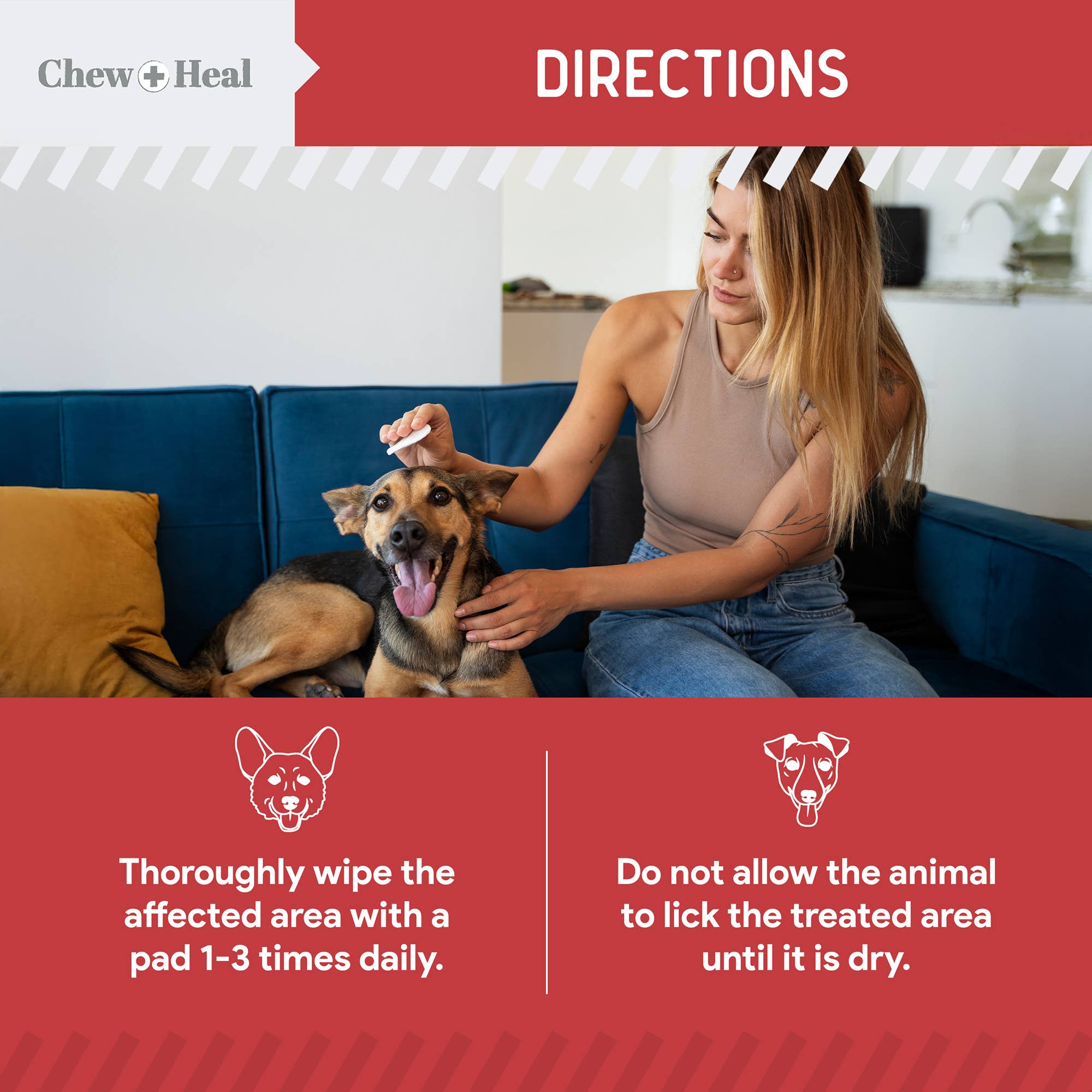 Antibacterial & Antifungal Medicated Wet Wipes for Dogs
