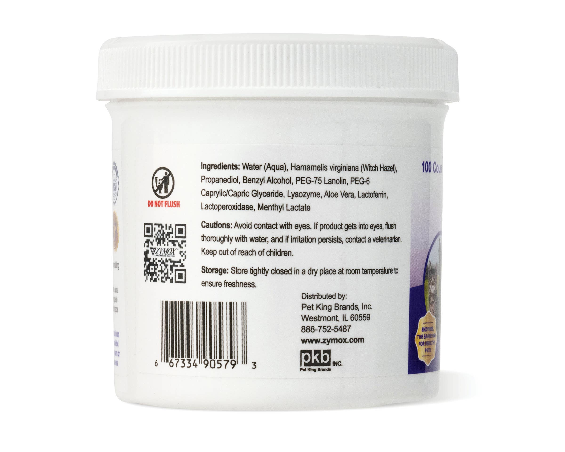 Zymox Advanced Enzymatic Ear Wipes - 6 oz. Jar (100ct)