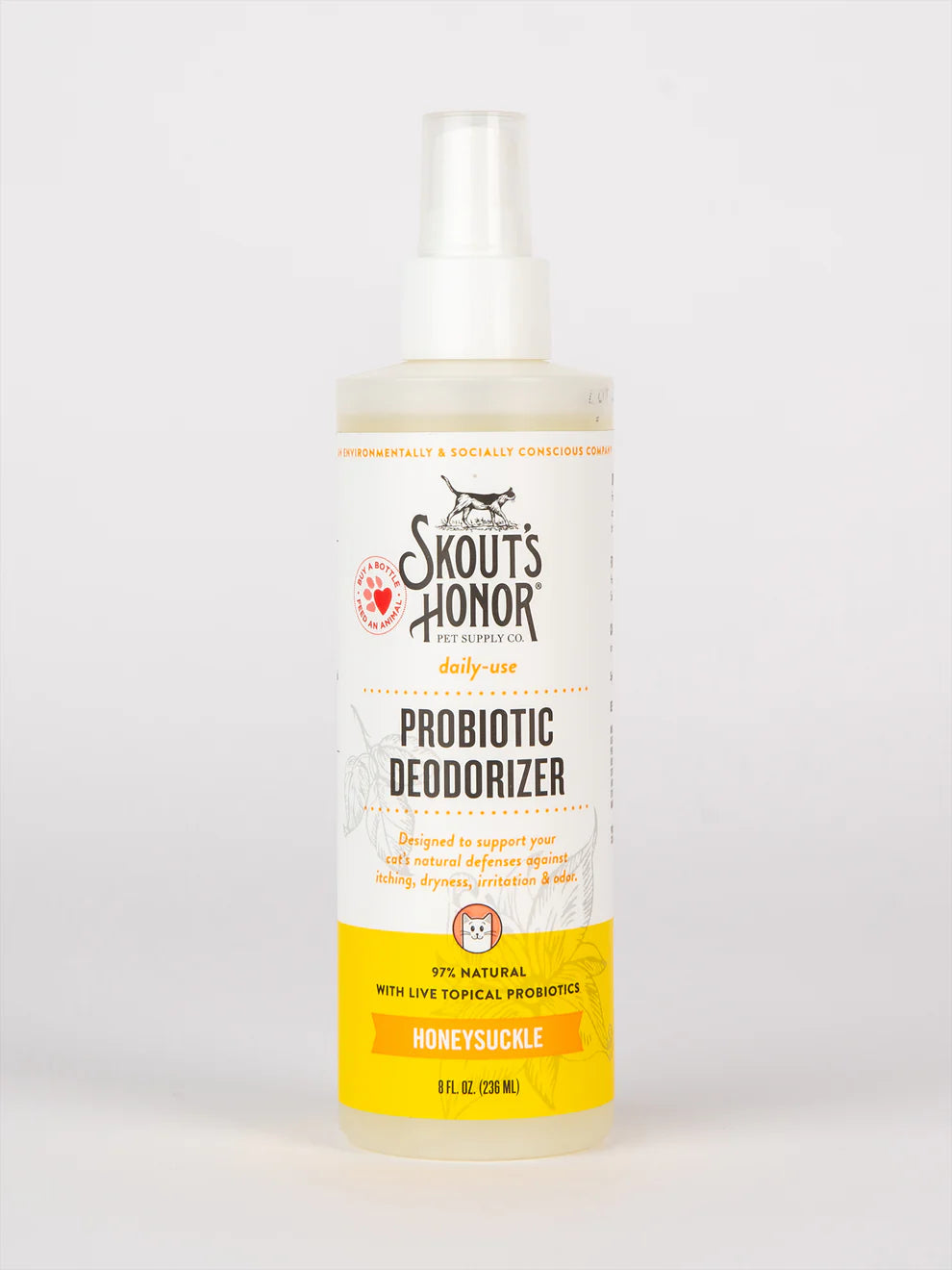 Skouts Honor Cat Probiotic Deodorizer Honeysuckle