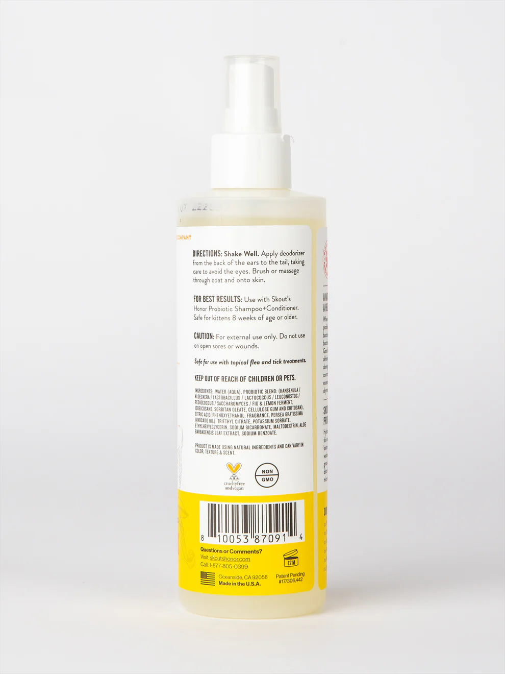 Skouts Honor Cat Probiotic Deodorizer Honeysuckle