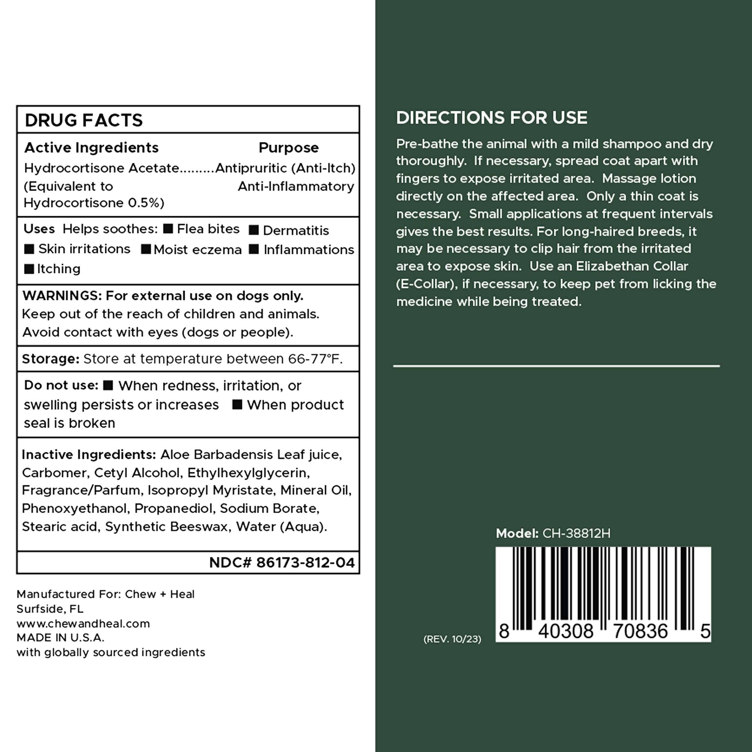 Hydrocortisone Lotion for Dogs