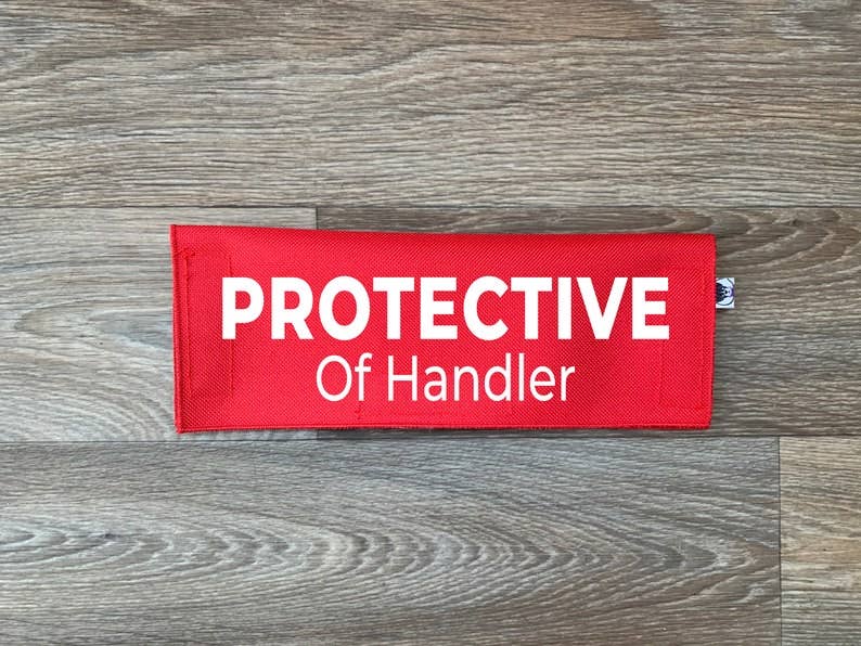 Protective of Handler Leash Wrap