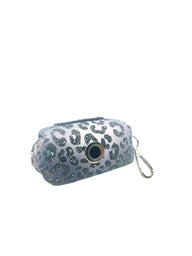 YOU'RE SO GLAM SILVER OMBRE DOG POOP BAG HOLDER