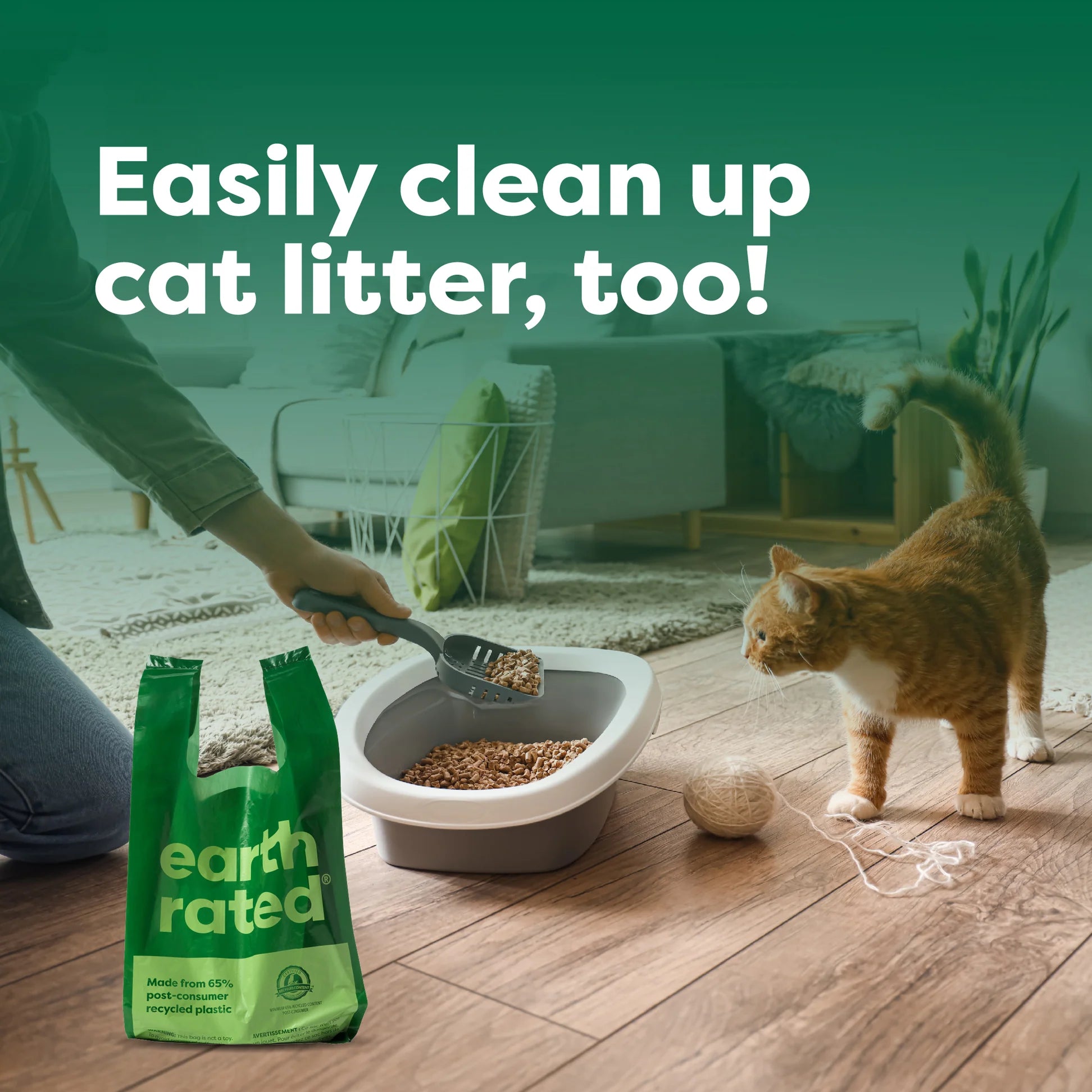Easy-Tie Handle Poop Bags Loose