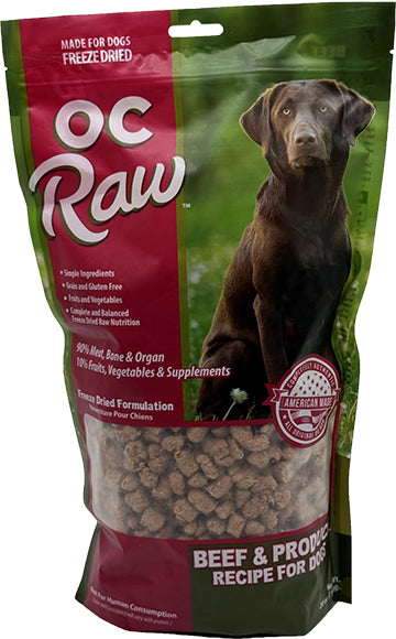 OC Raw BEEF & PRODUCE ~  Freeze Dried Meaty Rox