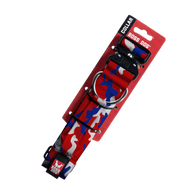 Boss Dog Unbreakable Tactical Collar - Red, White & Blue Camo