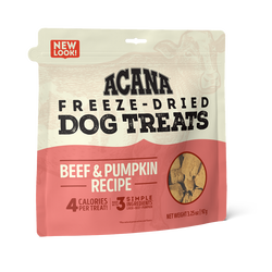 ACANA BEEF AND PUMPKIN FREEZE DRIED DOG TREATS