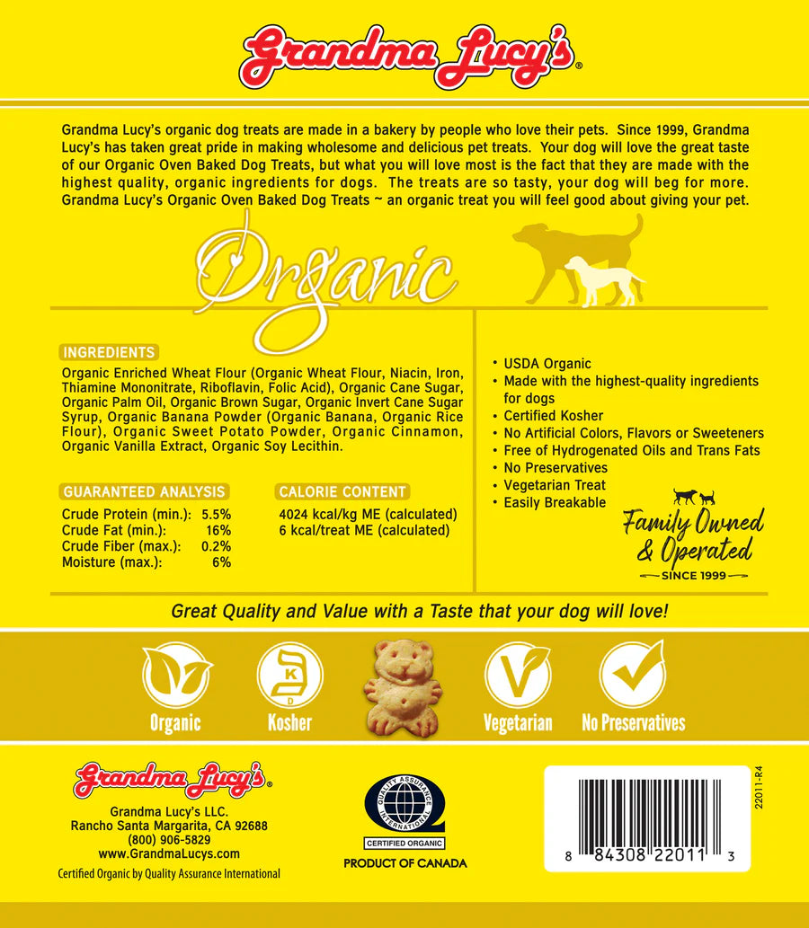 Grandma Lucy's Organic Banana & Sweet Potato Treats