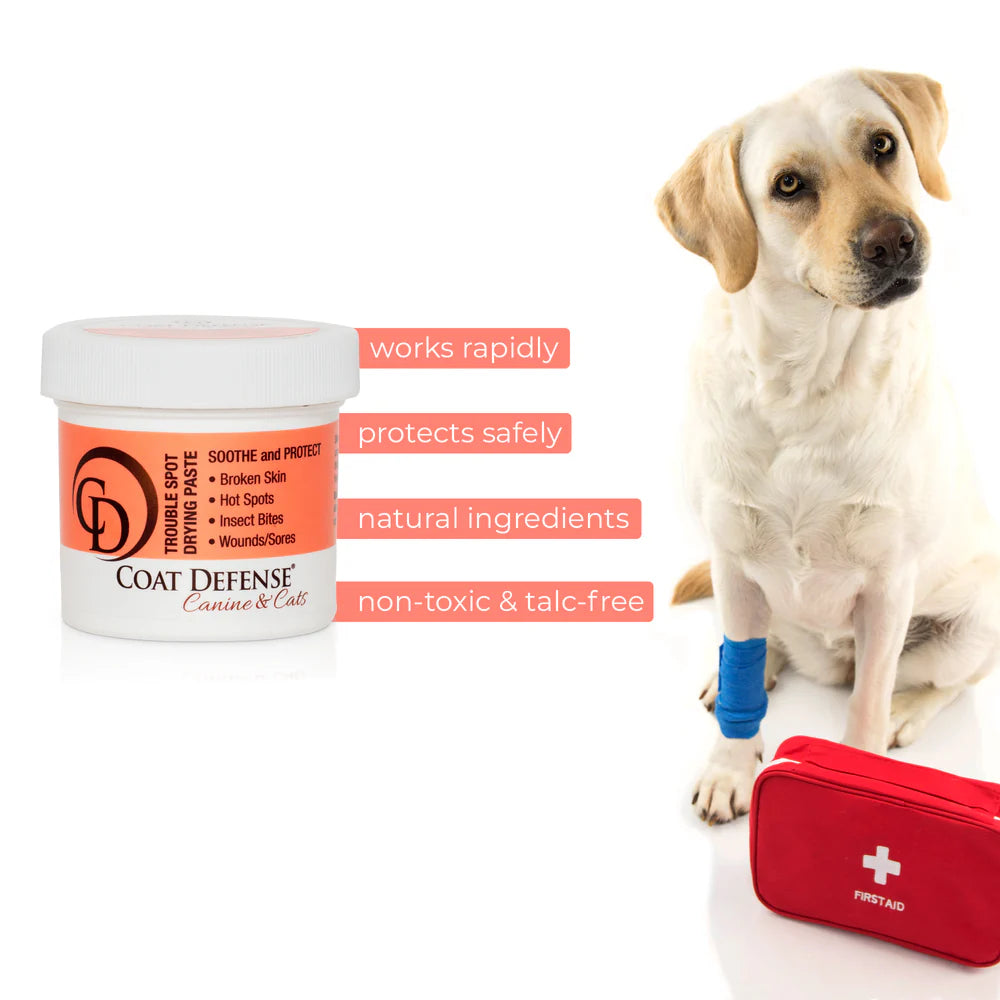 COAT DEFENSE® Canine & Cats - TROUBLE SPOT DRYING PASTE