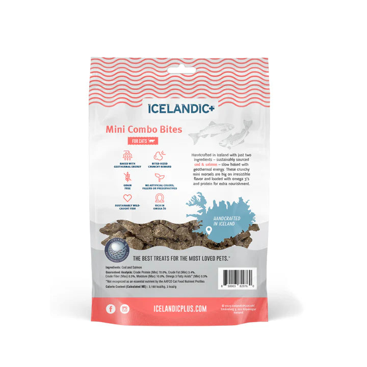 Cod & Salmon Mini Combo Bites Treats for Cats