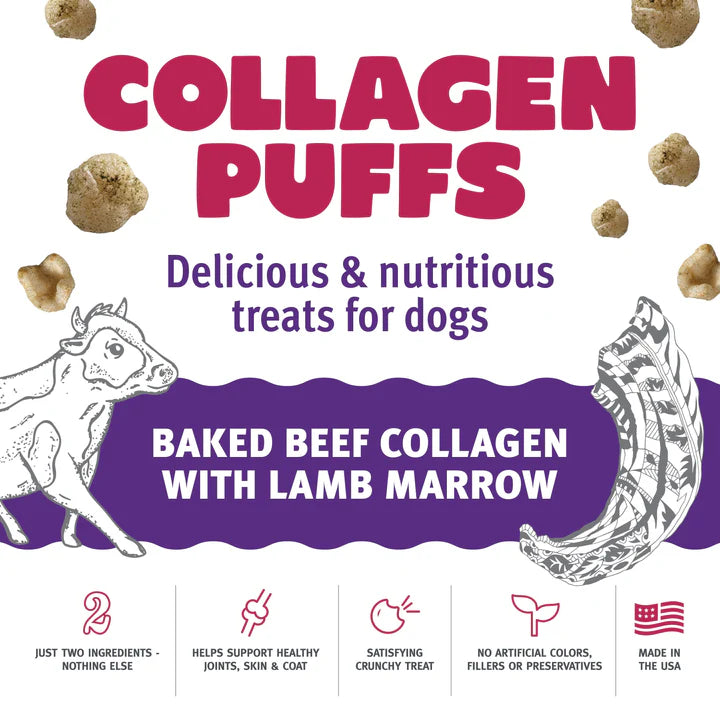Beef Collagen Puffs with Marrow Treats