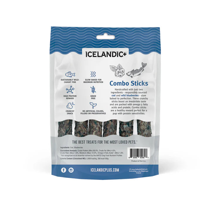 Cod & Blueberry Combo Sticks For Dogs
