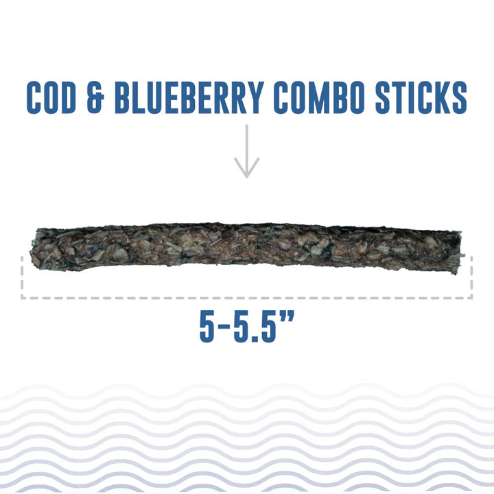 Cod & Blueberry Combo Sticks For Dogs
