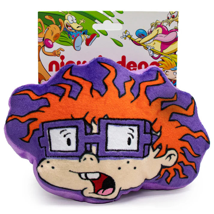 Rugrats Chuckie Face Dog Toy
