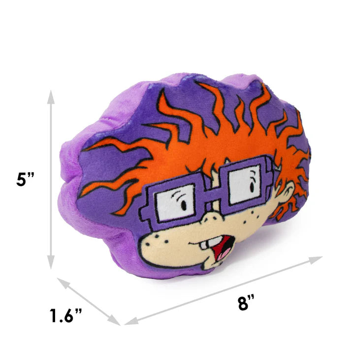 Rugrats Chuckie Face Dog Toy