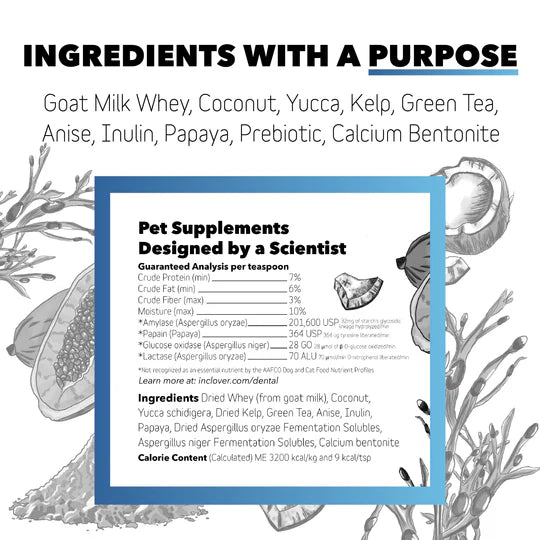 Dental Supplement for Dogs + Cats