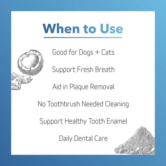 Dental Supplement for Dogs + Cats