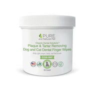 Plaque & Tartar Removing Dental Finger Wipes for Cats & Dogs - Organic Dental Solutions®