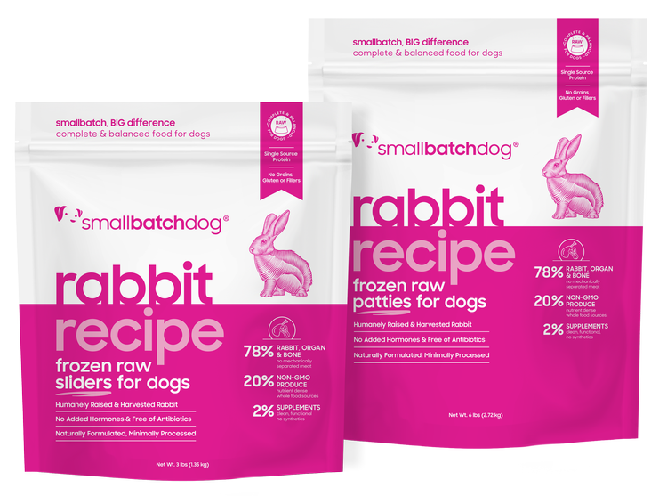Smallbatch Frozen Raw Rabbit