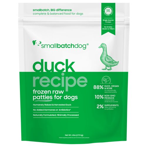 Smallbatch Frozen Raw Duck