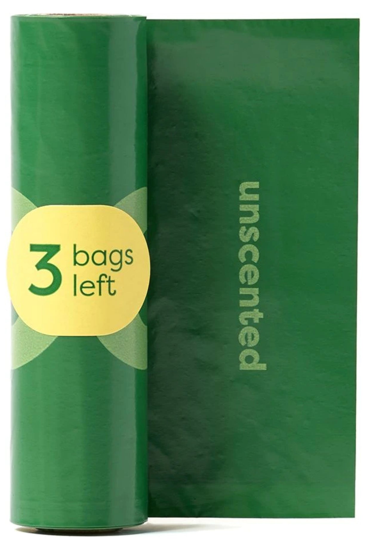 Earth Rated Unscented Leakproof Dog Poop Bags on 8 Single Refill Rolls, 120 Count