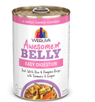Weruva Awesome Belly Beef, White Rice & Pumpkin Recipe with Turmeric & Ginger Wet Dog Food