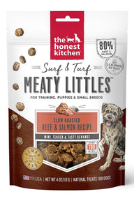 The Honest Kitchen Surf & Turf Meaty Littles Slow Roasted Beef & Salmon Recipe Dog Treats