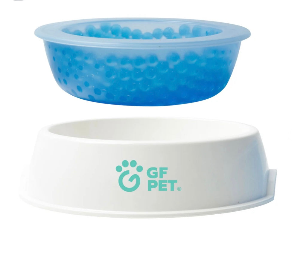 GF Pets Ice Bowl - Pet Cooling Water Bowl