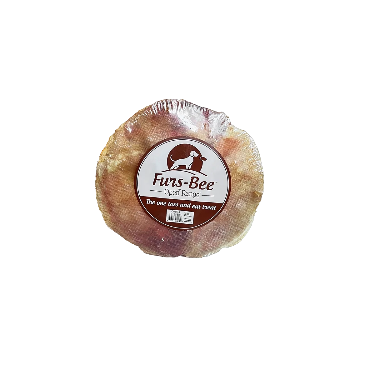 Furs-Bee Beef Bladder Dog Treat Disc from Home Range