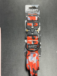 Alcott Tactical Dog Collar - Orange, Gray, Black Camo