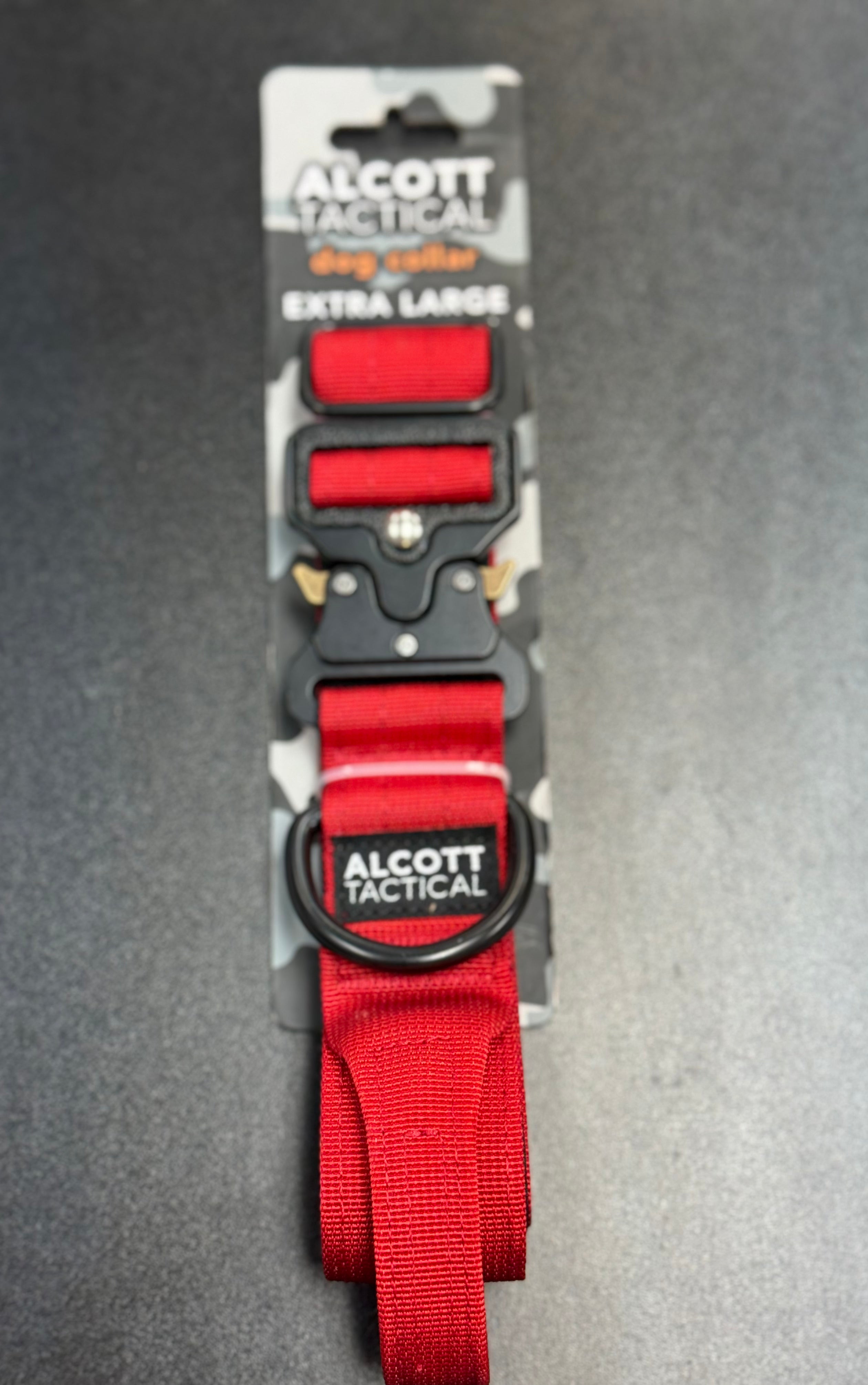 Alcott Tactical Dog Collar - Red