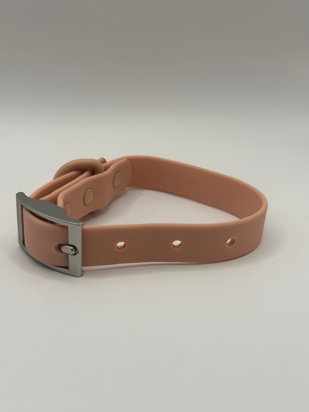 Peach Biothane Dog Collar