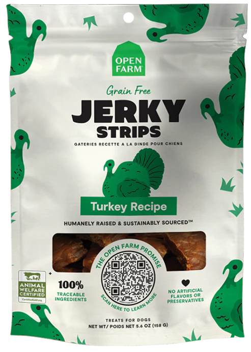 Open Farm Turkey Jerky Strips