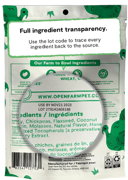Open Farm Turkey Jerky Strips