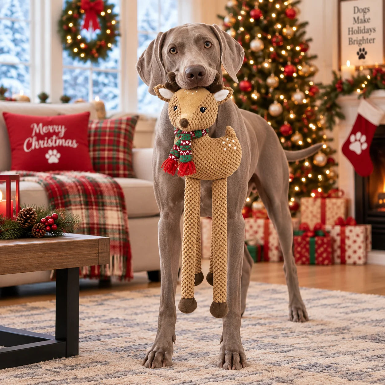 Christmas Long-legged Deer
