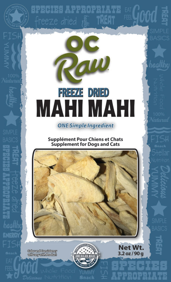 OC Raw Freeze Dried Mahi Mahi Treats