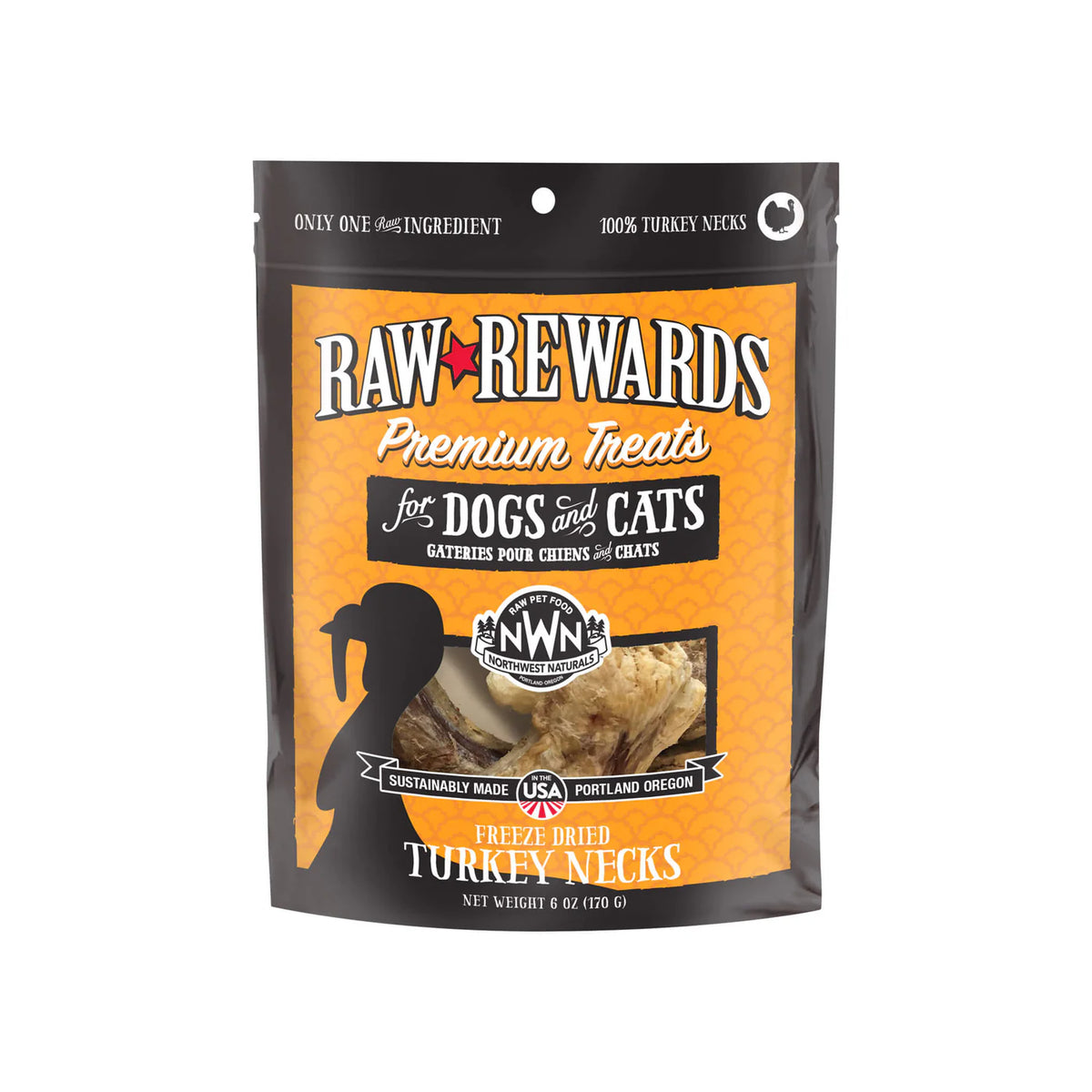Northwest Naturals Freeze-Dried Necks - Turkey Neck