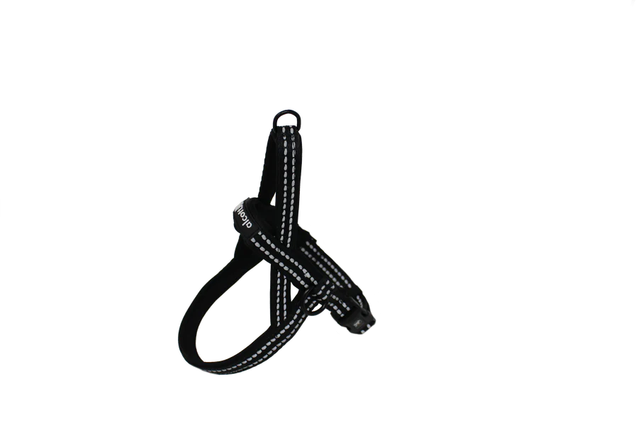 Norwegian Harness with Handle - Black