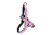 Norwegian Harness with Handle - Pink