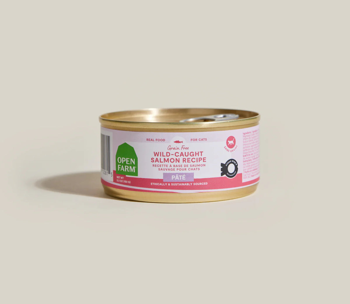Open Farm Wild-Caught Salmon Pâté for Cats