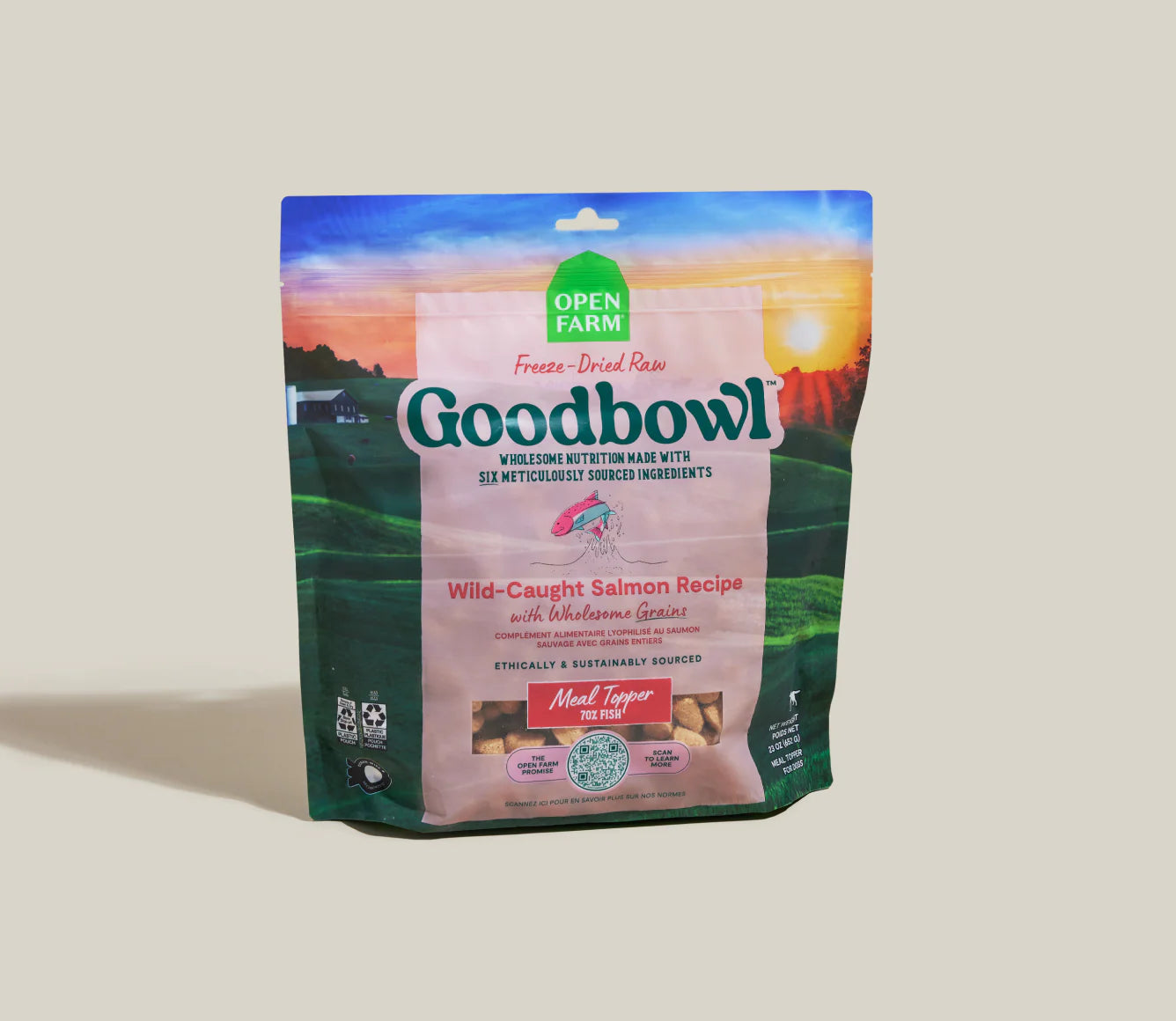 Open Farm Goodbowl™ Wild-Caught Salmon Freeze Dried Raw Morsels for Dogs