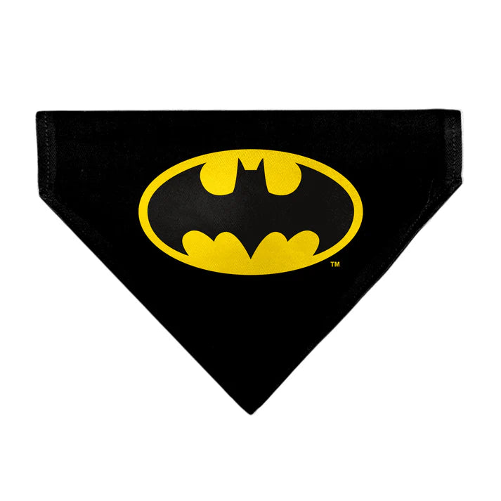 Pet Bandana - Batman Shield Logo Black/Yellow