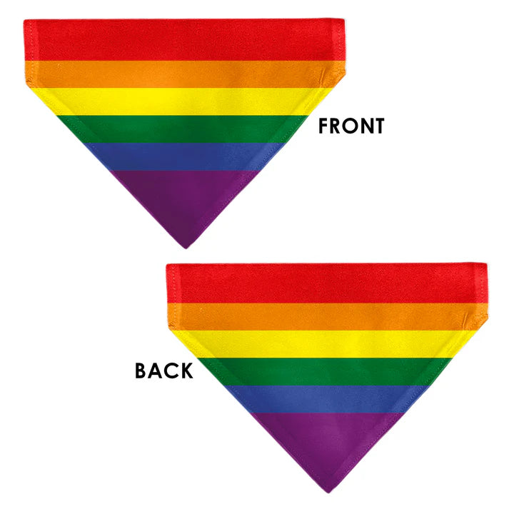 Pet Bandana - Flag Pride Rainbow