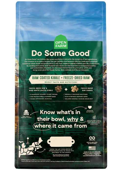 Open Farm Open Prairie Grain-Free RawMix for Cats