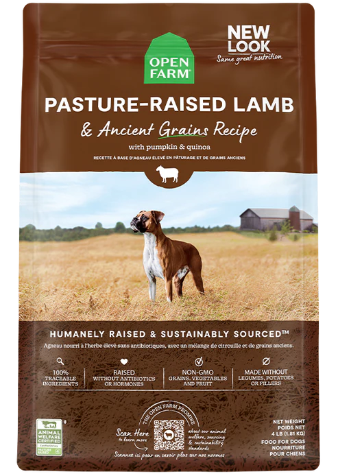 Open Farm Pasture-Raised Lamb & Ancient Grains Dry Dog Food
